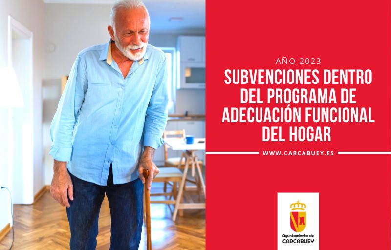 Subvenciones dentro del programa de adecuación funcional del hogar de Carcabuey 2023